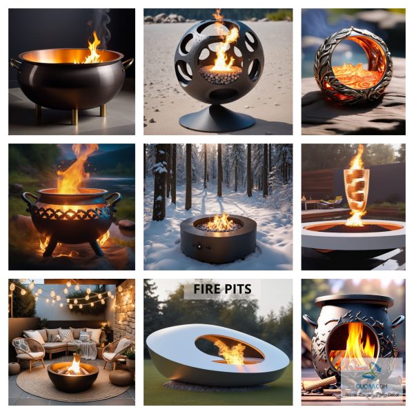 🔥Transform Your Patio Into A Cozy Paradise With Our Stunning Firepits And Fireplaces From Duqaa! #Firepits #Chiminea #Cozyvibes #Patioseason 🏡✨