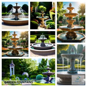 Create A Peaceful Ambiance With Our Selection Of Water Curtains And Garden Fountains 🎍💙 #Zengarden #Waterfeatures