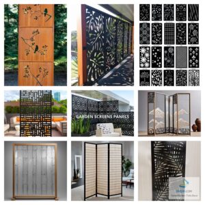 Add A Touch Of Elegance To Your Fencing With Our Stylish Fence Panels & Screening 🏡 #Fencedesign #Gardenmakeover #Enhanceyourspace
