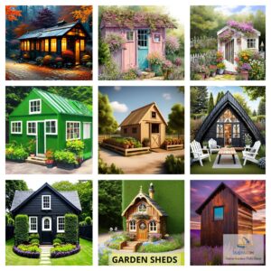 Elevate Your Outdoor Space With Our Exquisite Metal Garden Sheds And Charming Wooden Sheds. Discover The Perfect Fit For Your Garden At Duqaa Handicrafts! 🔒🌺 #Gardendesign #Outdoorstorage