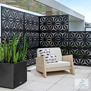 "Make Your Fence A Work Of Art With Our Gorgeous Decorative Screens 🎨🏡 Who Said Fences Have To Be Boring? #Artisticboundaries #Lasercutmagic"