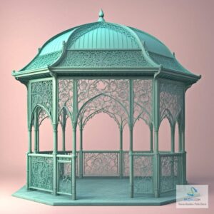 Make A Statement In Your Outdoor Space With Exquisite Designs From Duqaa Handicrafts 🌸🌿 #Gazebo #Decking