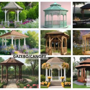 Elevate Your Outdoor Space With The Perfect Pergola Or Pavilion From Duqaa Handicrafts! 💫🌺 #Gazebo #Backyardbliss
