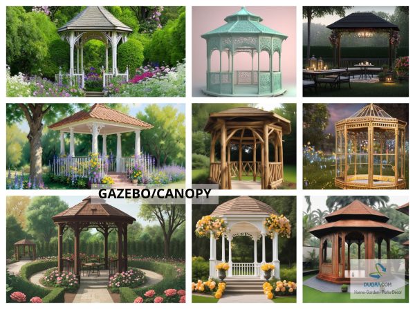 Elevate Your Outdoor Space With The Perfect Pergola Or Pavilion From Duqaa Handicrafts! 💫🌺 #Gazebo #Backyardbliss