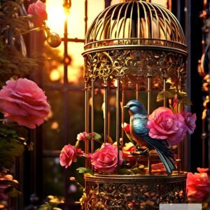 🌱🐦 Duqaa’s bird houses offer a safe and beautiful nesting spot for birds in your garden.