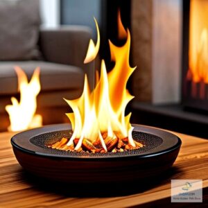 Add warmth and style with Duqaa Indoor Fire Pit Tables 🔥🛋️