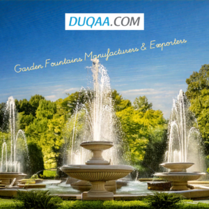 Duqaa’s handcrafted garden fountains bring a touch of elegance to your outdoor space. Available in stone, ceramic, bronze, and concrete, each fountain is made with care by artisans from Moradabad and Jaipur, India. Customizable in design, size, and finish, these fountains are the perfect choice to create a peaceful and serene garden atmosphere. 💦🌿 Alternative Names for the Product: Outdoor Water Features Decorative Garden Fountains Luxury Water Fountains Custom Garden Water Features Handcrafted Water Sculptures Duqaa.com is a distinguished manufacturer and exporter of ornamental handicrafts based in Mumbai, India. We specialize in creating high-quality garden fountains, blending traditional craftsmanship with modern designs for a beautiful and serene outdoor experience.