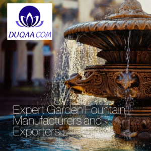 Enhance your garden with Duqaa's handcrafted garden fountains, available in stone, ceramic, concrete, and bronze. Made in Moradabad and Jaipur, these fountains bring a touch of elegance and tranquility to your outdoor space. Choose from various designs, sizes, and finishes to match your personal style. 🌿💦✨ #Duqaa #WaterFountains #GardenFeatures #OutdoorStyle #MadeInIndia #WaterDecor #LuxuryGardens #FountainArt Alternative Names for the Product: Outdoor Water Fountains Garden Water Features Patio Water Fountains Sculptural Garden Fountains Luxury Waterfalls for Gardens Duqaa.com is a distinguished manufacturer and exporter of ornamental handicrafts based in Mumbai, India, known for providing the highest quality garden fountains designed to enhance outdoor spaces.
