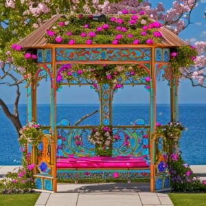 🏡💖 Add charm and function to your garden with Duqaa canopies and pergolas.