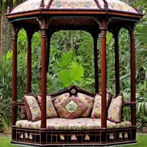 🌿💚 Create your perfect outdoor space with Duqaa’s pergolas, gazebos, and canopies.