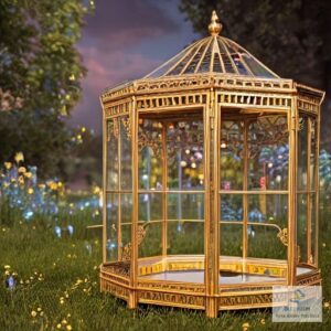 🏡💚 Add a touch of elegance with Duqaa garden canopies and pavilions.
