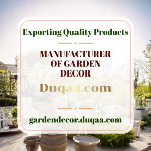 Beautiful and durable garden decor by Duqaa – crafted with excellence!