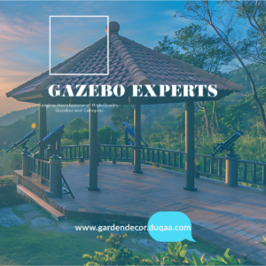 Handcrafted gazebos & pergolas for elegant outdoor spaces! 🌳