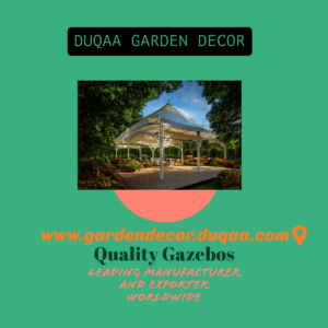 Elegant garden gazebos designed for relaxation & beauty! 🌿