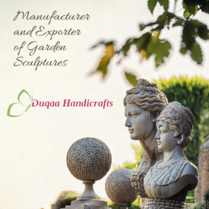Duqaa is a leading manufacturer and exporter of premium-grade garden sculptures made from materials such as brass, copper, and stainless steel. These beautifully crafted, durable sculptures are perfect for enhancing gardens, patios, and lawns. Duqaa.com specializes in high-quality ornamental handicrafts, with manufacturing facilities across India and an office in Mumbai, India.